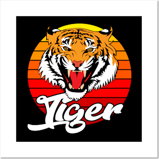 Tiger Head Posters and Art